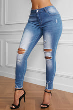 Load image into Gallery viewer, Faded Mid High Rise Jeans
