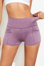 Load image into Gallery viewer, Exposed Seam High Waist Yoga Shorts
