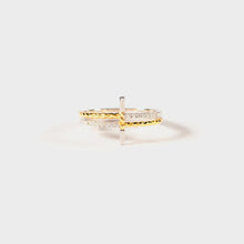 Load image into Gallery viewer, Cross Zircon 925 Sterling Silver Ring
