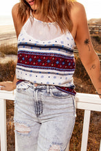 Load image into Gallery viewer, Printed Button-Back Sleeveless Top
