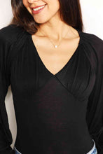 Load image into Gallery viewer, Culture Code Full Size V- Neck Bodysuit
