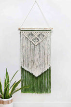 Load image into Gallery viewer, Contrast Fringe Handmade Macrame Wall Hanging
