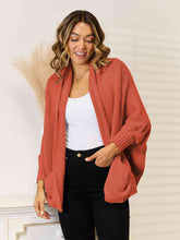 Load image into Gallery viewer, Open Front  Cardigan with Pockets
