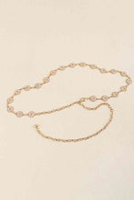 Load image into Gallery viewer, Rhinestone Decor Zinc Alloy Belt
