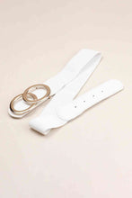 Load image into Gallery viewer, Zinc Alloy Buckle Elastic PU Belt
